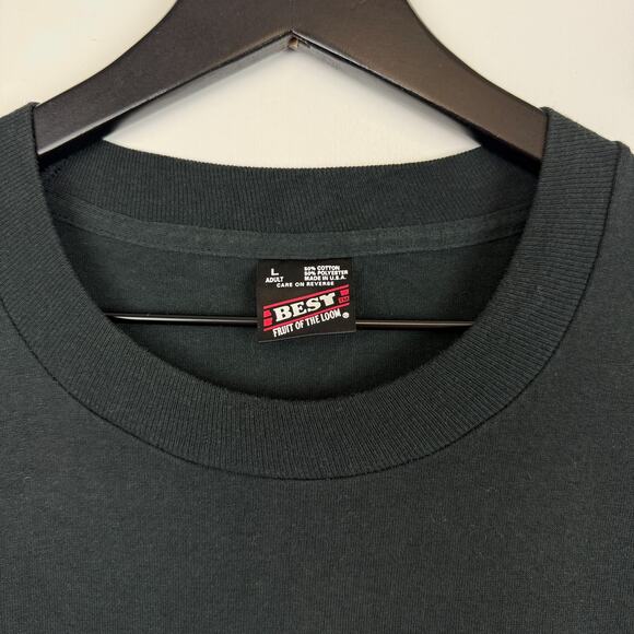 Vintage 1995 Birds of Paradise Colorado Car TShirt Black Single Stitch - L - Picture 3 of 8